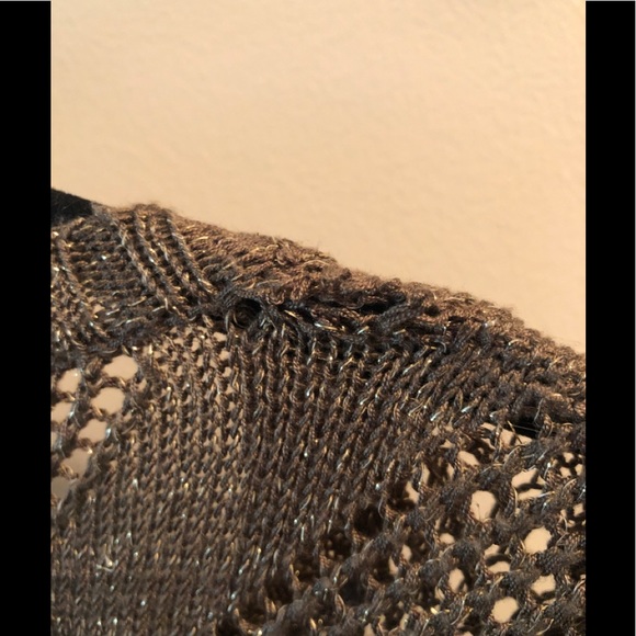 2/$15 Brown and Gold Vneck sweater - Picture 3 of 3